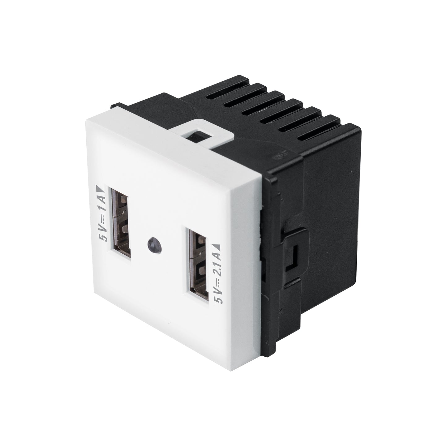 Toma con 2 puertos USB de 1.5 módulos, línea Toledo, BASIC | C2USB-TB | 29051