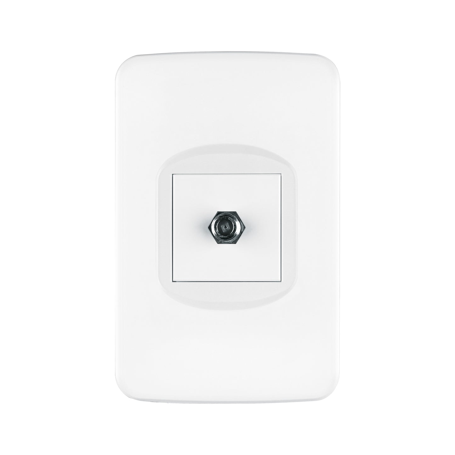 Placa armada 1 toma de TV, 1.5 módulos, Toledo, BASIC | PA-TV-TB | 29060