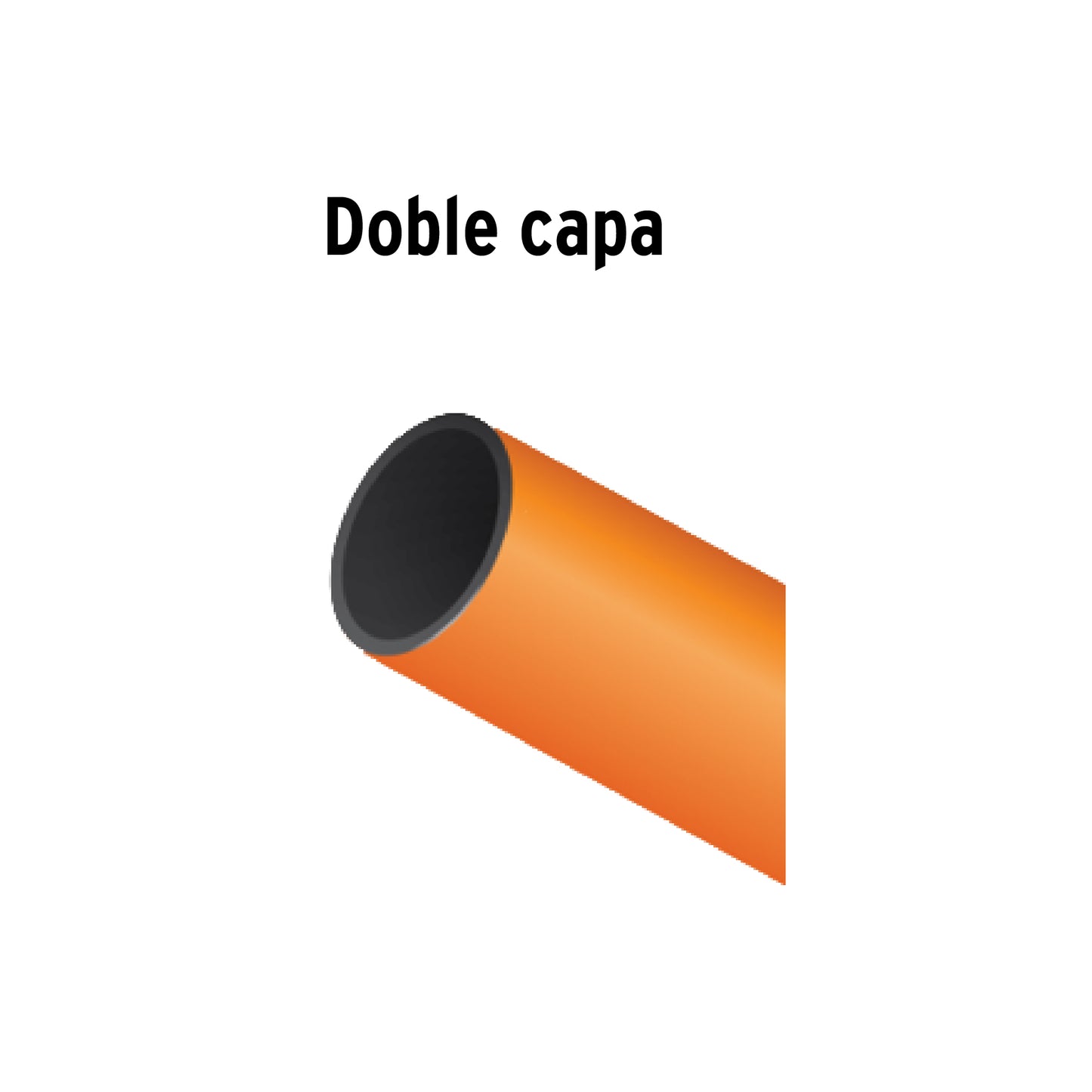 Metro de poliducto 3/4' rígido, rollo con 100 metros | PR-3/4 | 40246