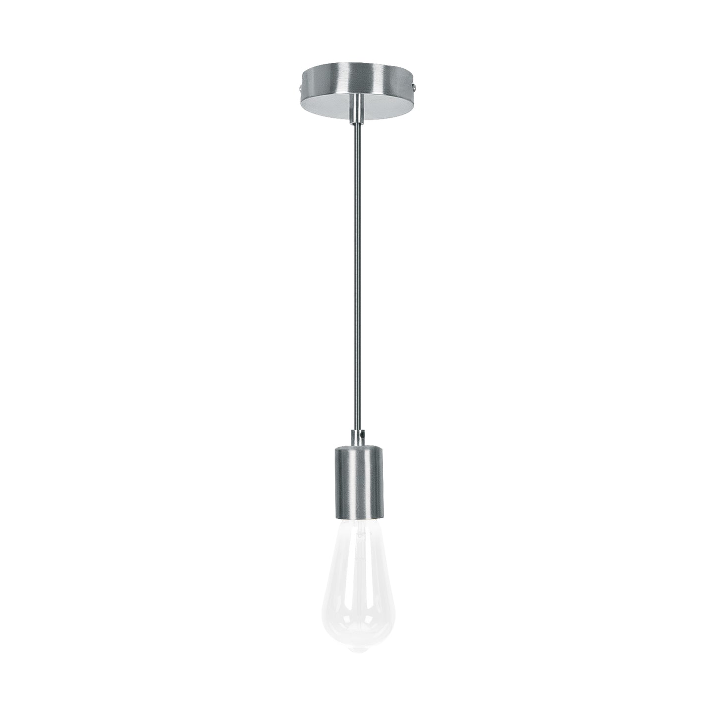 Socket colgante metálico, satín, VOLTECK | SOC-10SS | 45674