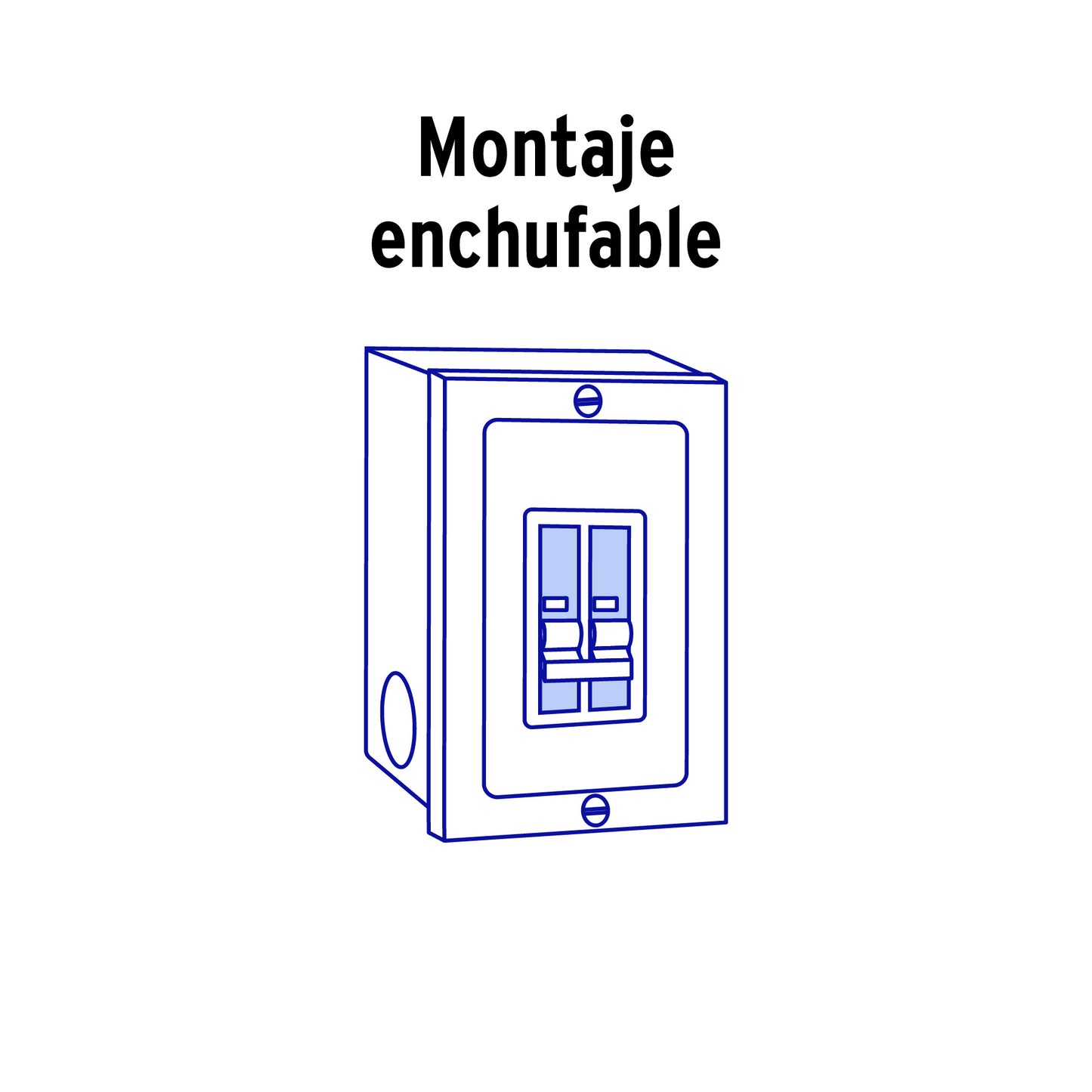 Interruptor de 2 polos 20A, enchufable, a granel, VOLTECK | IT-220G | 45877