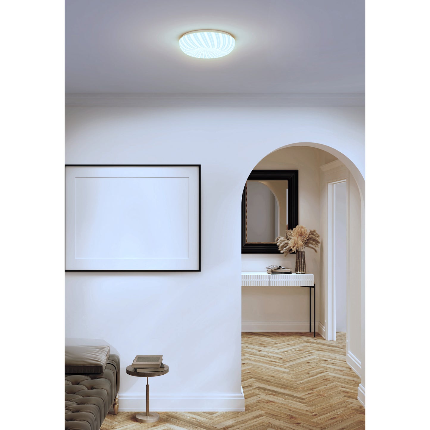 Luminario LED plafón decorativo 8W 6500K, espiral, BASIC | PLA-301L | 46015