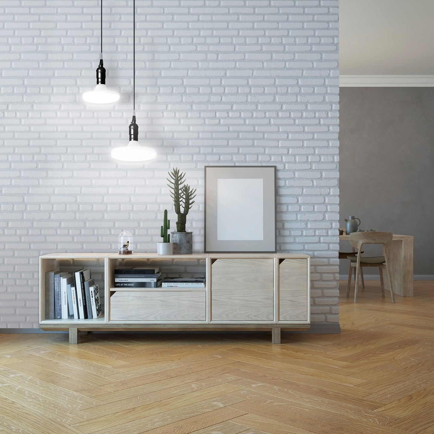 Lámpara LED tipo OVNI 18 W (equiv. 125 W), luz de día, caja | LEDCI-120F | 46091