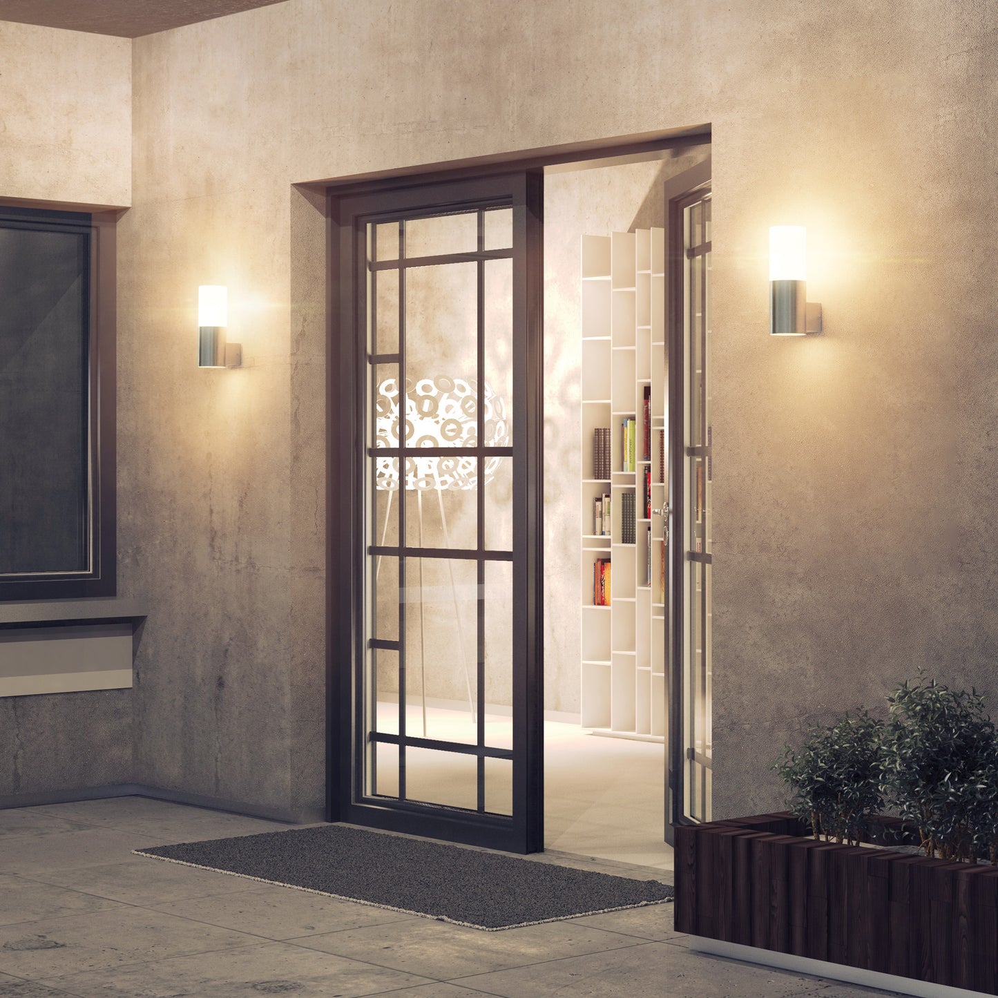 Arbotante decorativo de LED 5 W 1 spot luz cálida, Volteck | ARB-210L | 46128