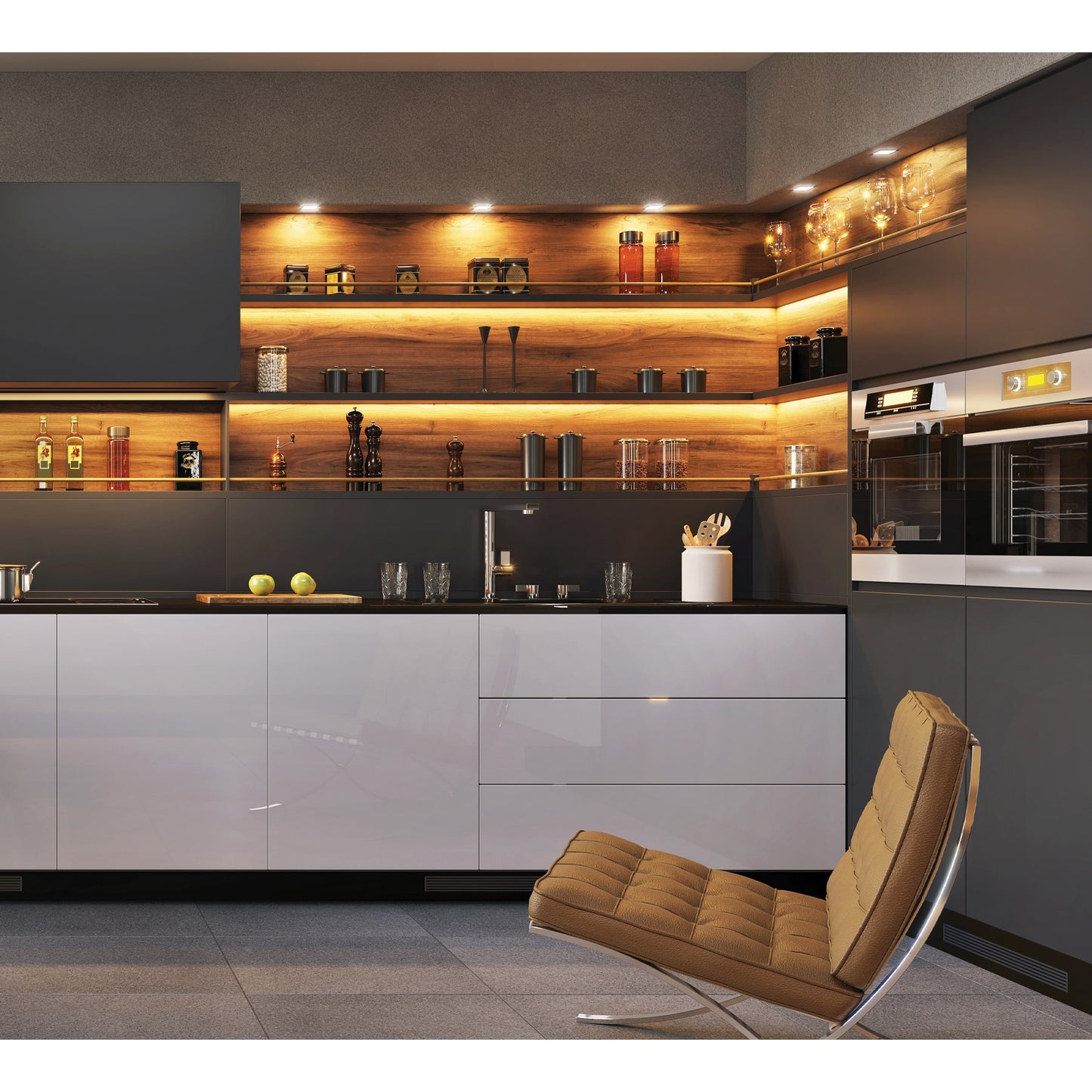 Tira de LED de 5 m 18 W para interior y exterior luz cálida | TIR-002L | 46369