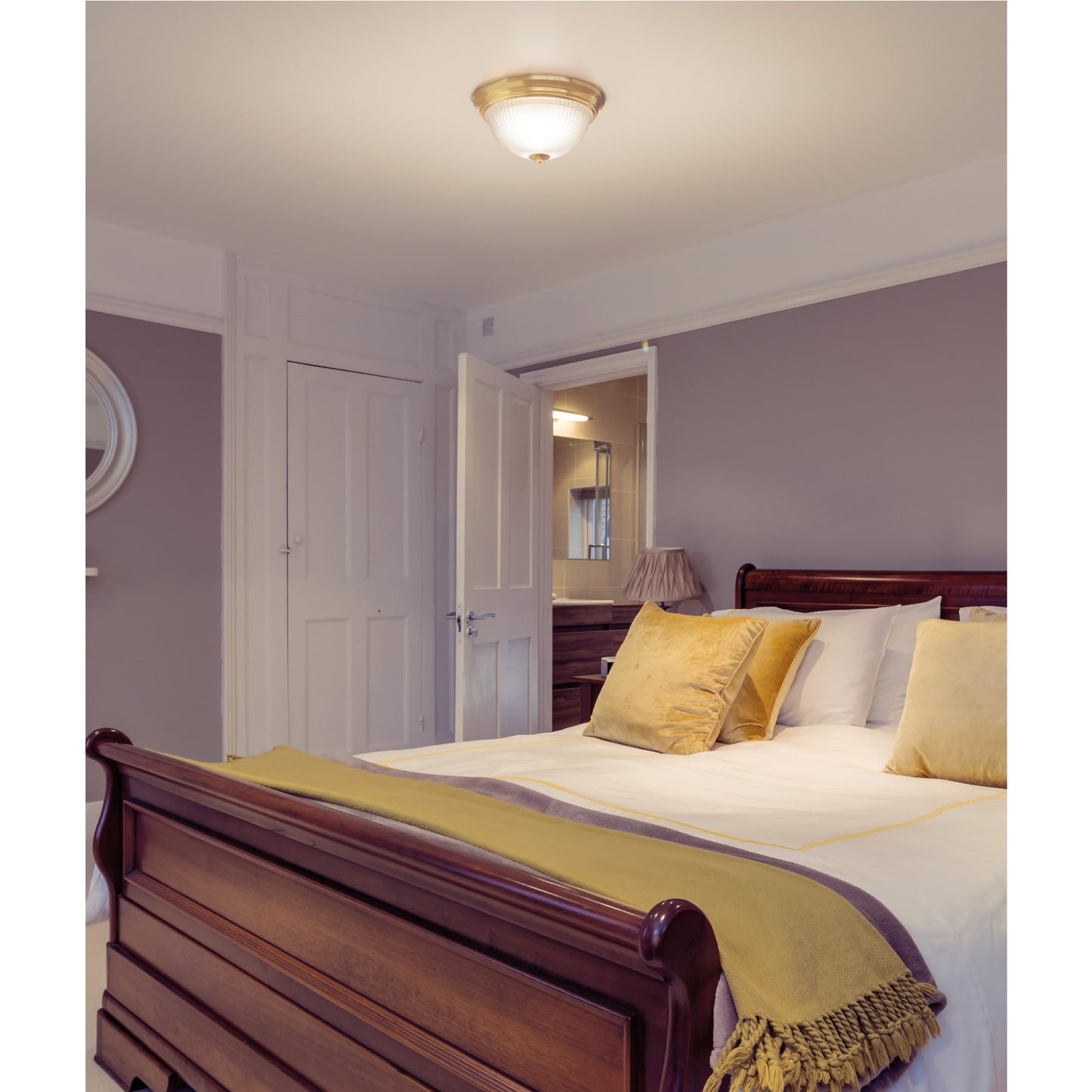 Luminario decorativo 15x28 cm pantalla cristal, s/lámparas | SOB-101S | 46626