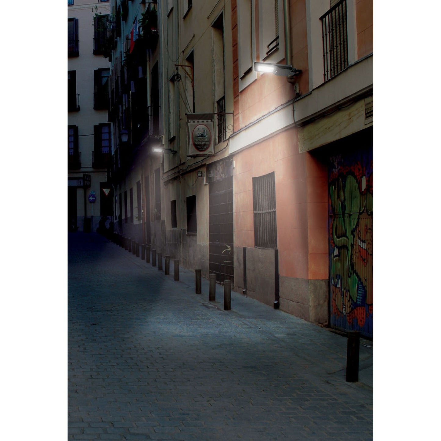 Luminario suburbano solar LED 40 W 6500 K con control remoto | SUB-903L | 46959