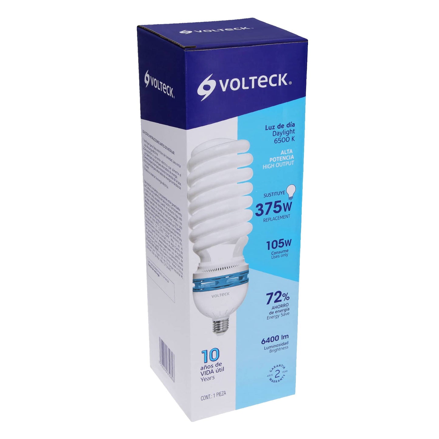 Lámpara espiral T5 105 W alta potencia luz de día, caja | F-105EC | 47101