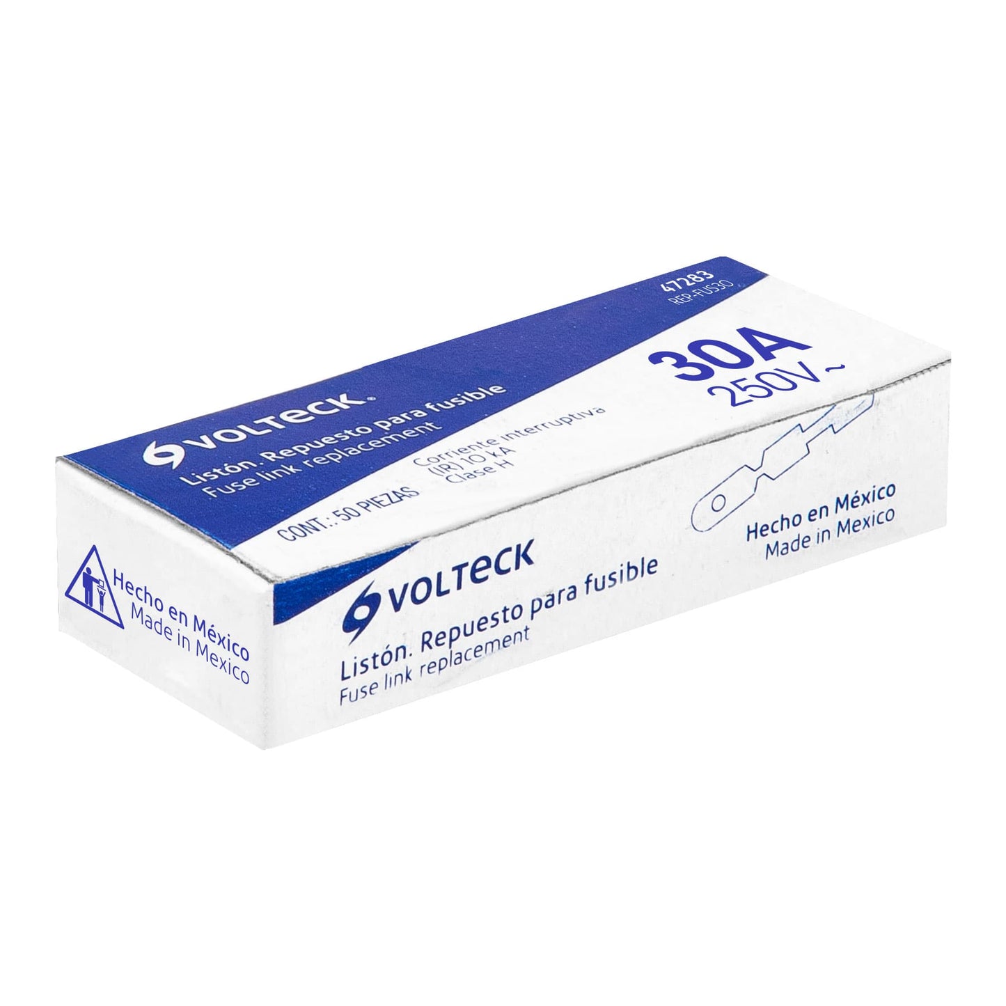 Repuesto para fusible de 30 A, VOLTECK | REP-FUS30 | 47283