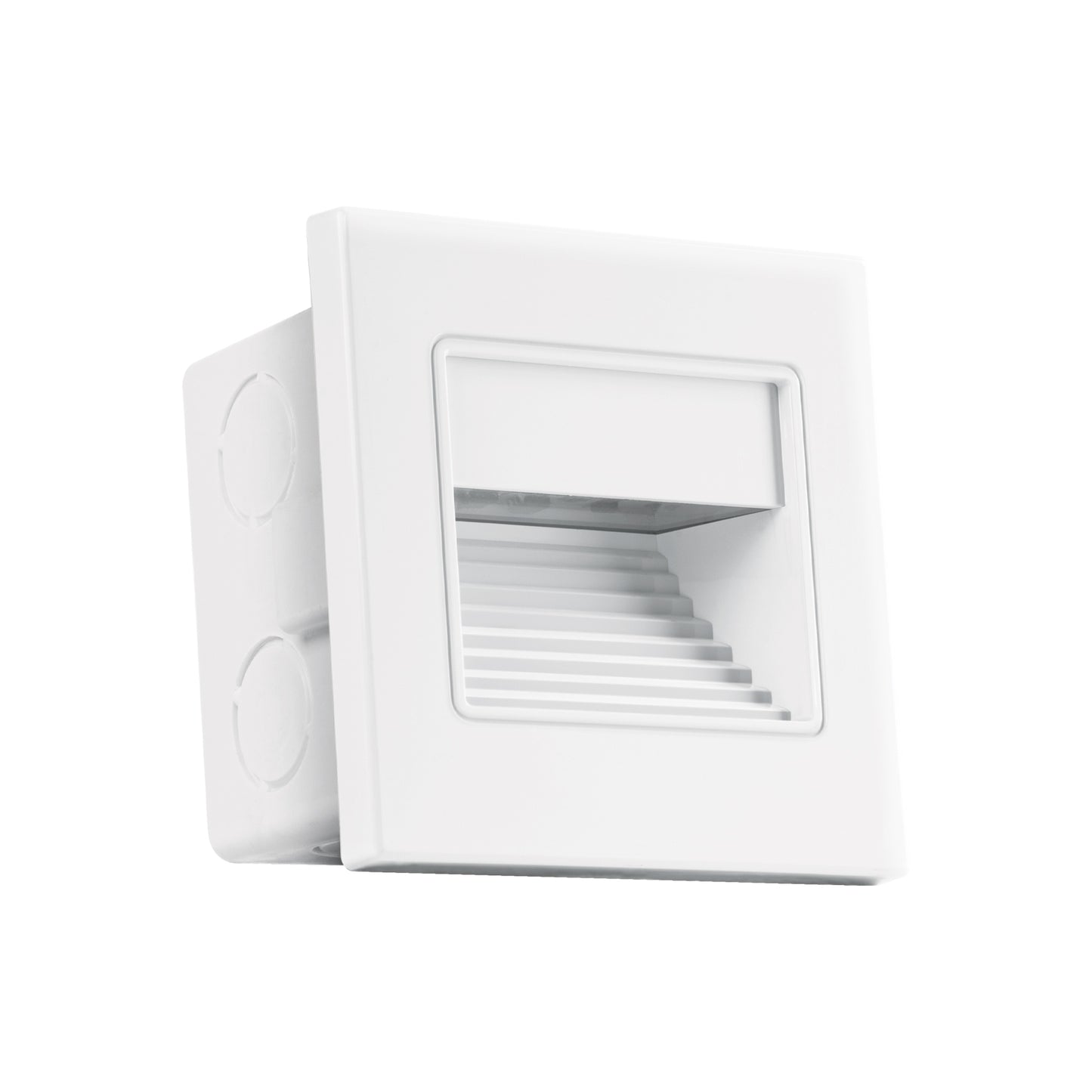 Luminario LED empotrable de cortesía 1 W, luz cálida, blanco | EMP-700L | 49498