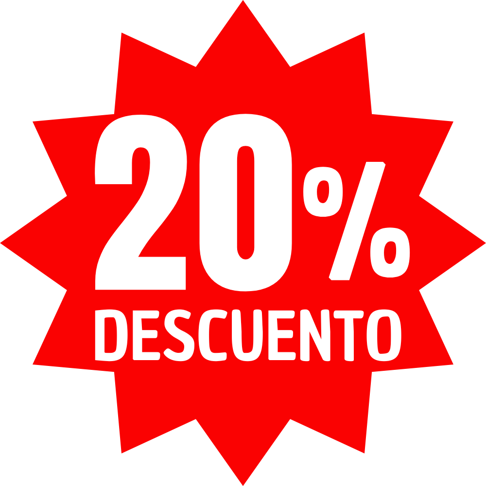 Productos con el 20% de descuento este mes