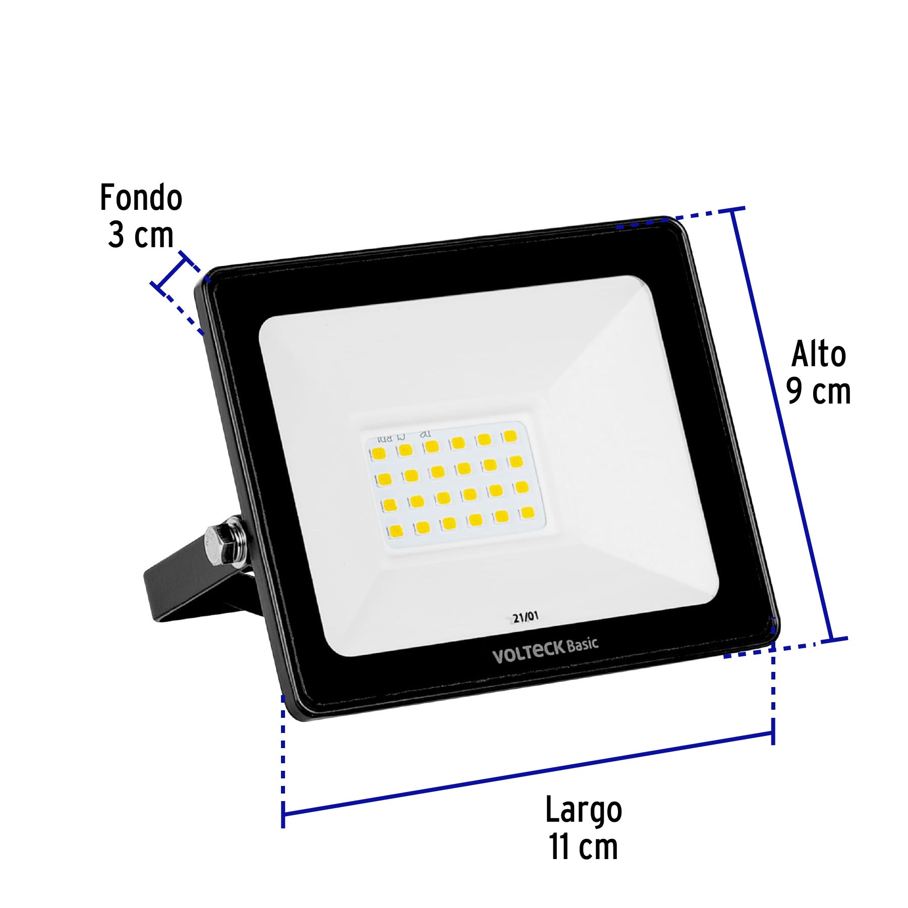 Reflector LED para exteriores 20W 6500K, VOLTECK BASIC | REF-401L | 22041