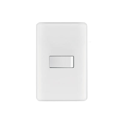 Placa armada con 1 interruptor sencillo, Volteck Basic | PA-APSE-B | 25078