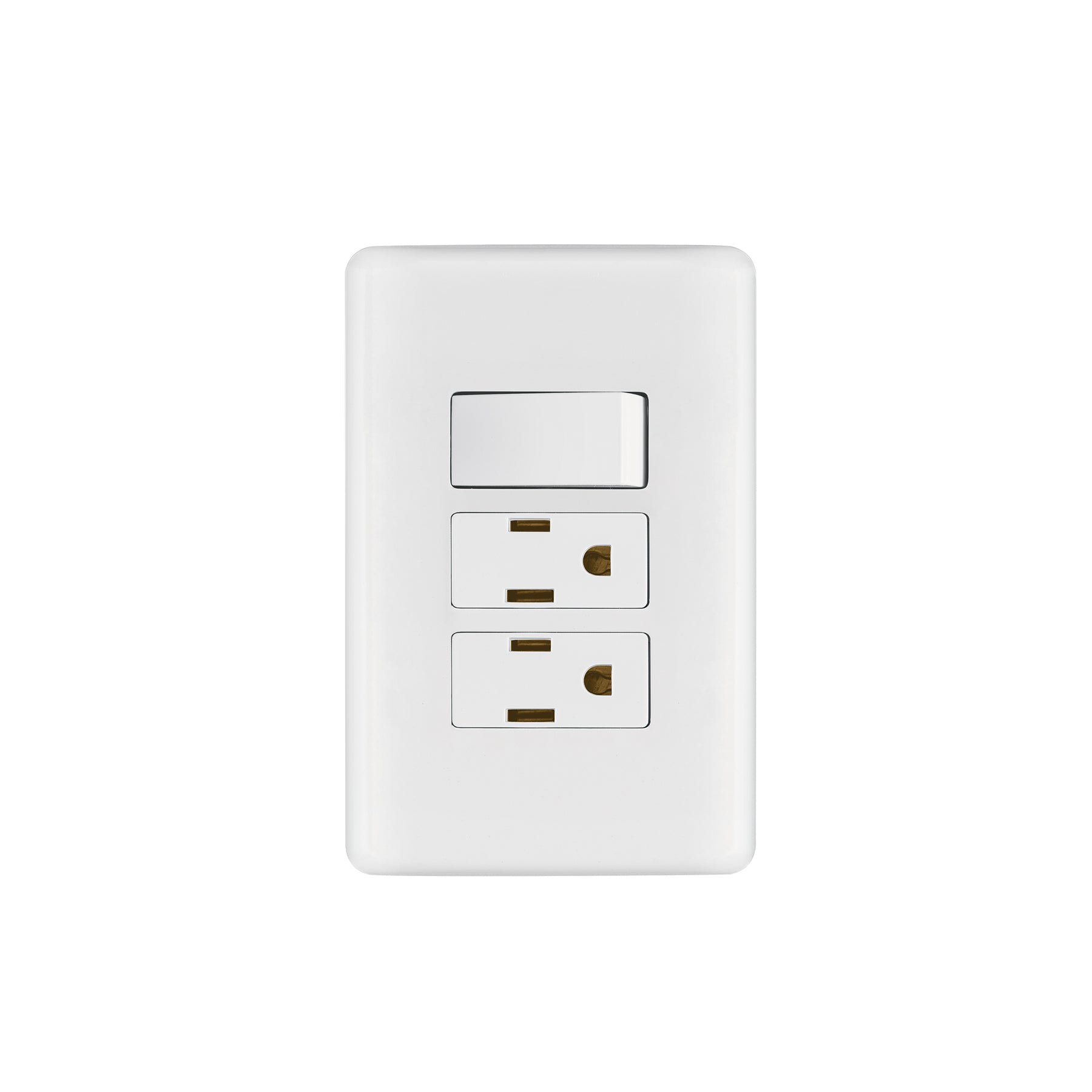 Placa armada 2 contactos e interruptor sencillo, Basic | PA-APCO-B3 | 25079