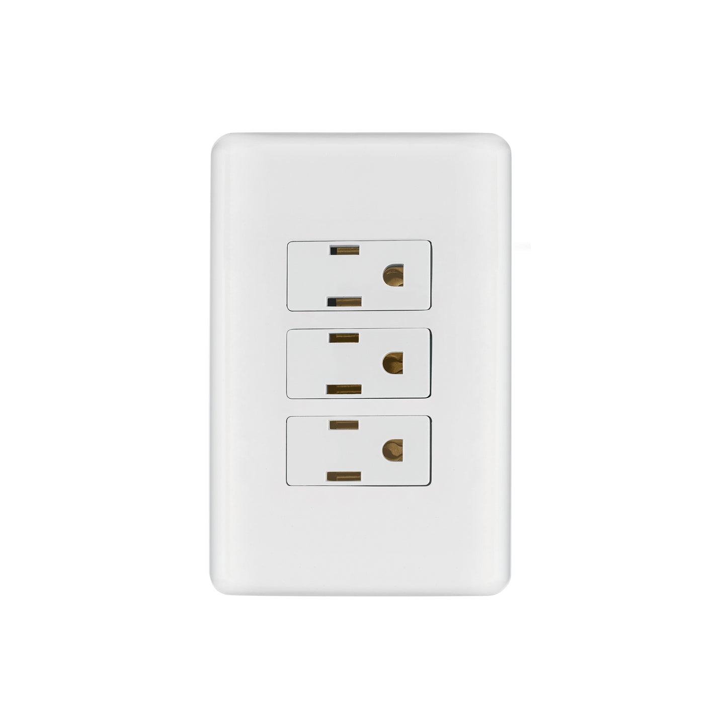 Placa armada con 3 contactos, Volteck Basic | PA-COTR-B | 25082