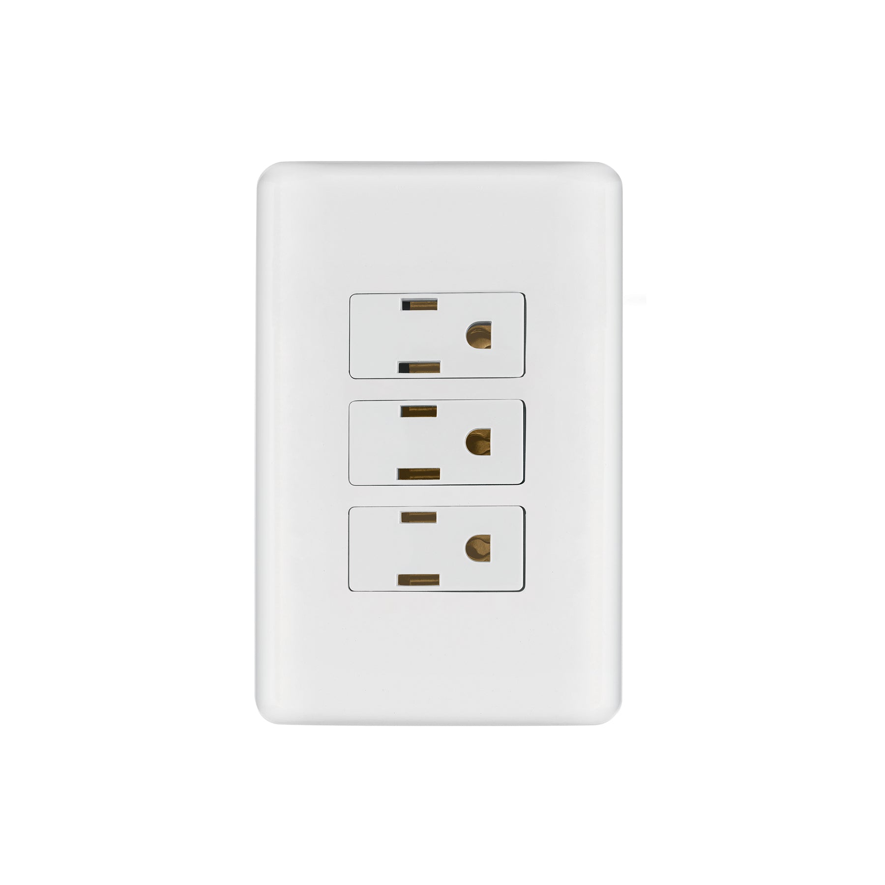 Placa armada con 3 contactos, Volteck Basic | PA-COTR-B | 25082