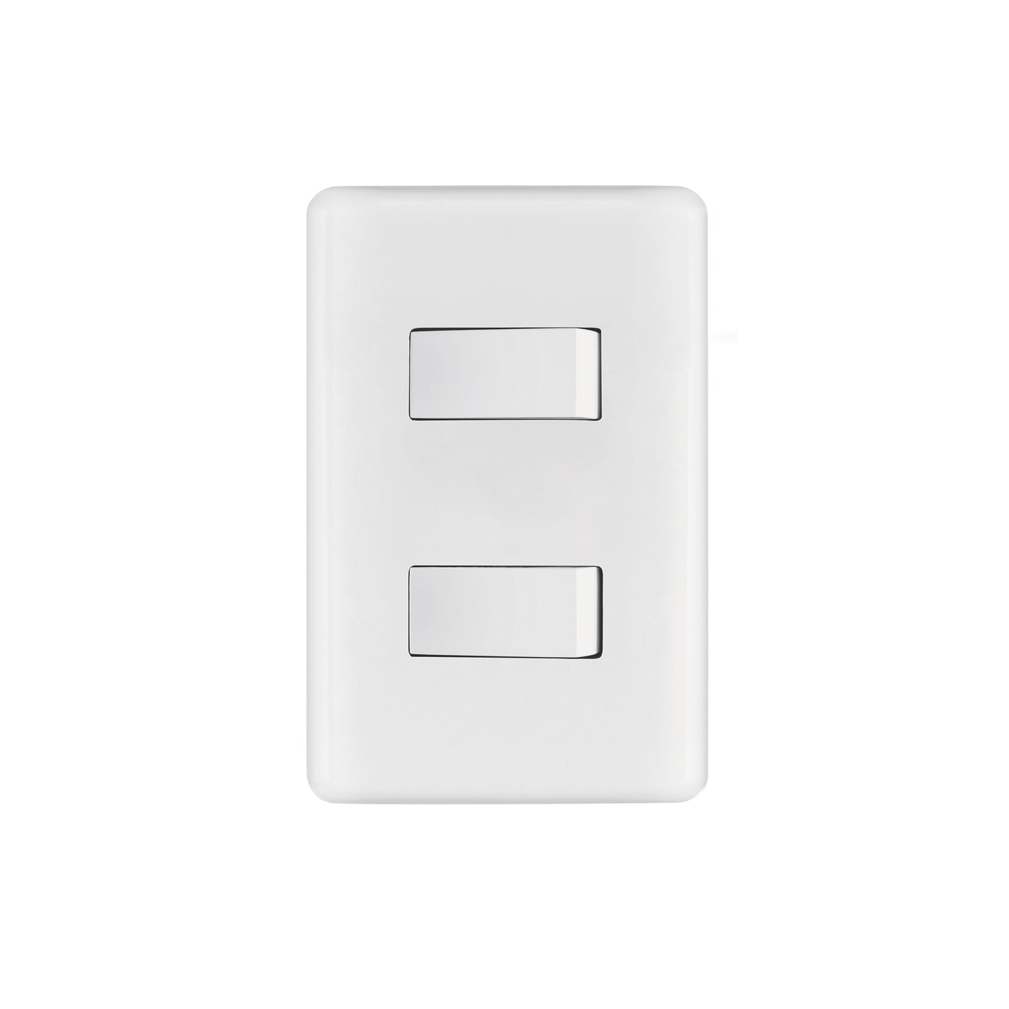 Placa armada 1 interruptor sencillo + 1 de 3 vías, Basic | PA-APDO-EB | 25085