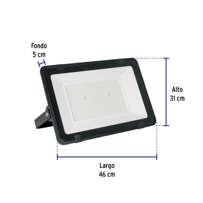 Reflector LED para exteriores 300W 6500K, VOLTECK BASIC | REF-407L | 26112