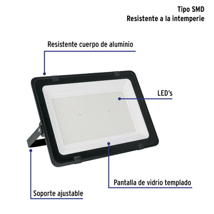 Reflector LED para exteriores 400W 6500K, VOLTECK BASIC | REF-408L | 26113