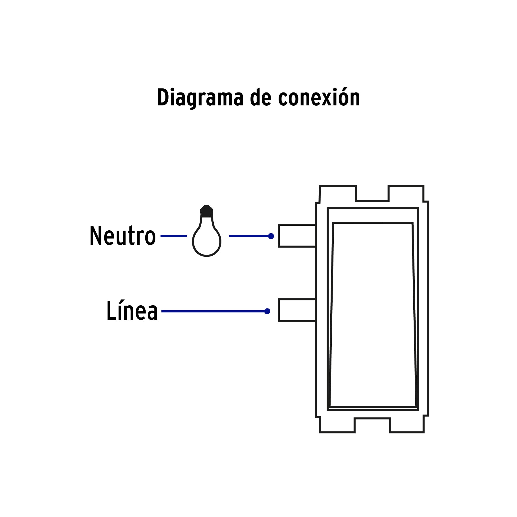 Placa armada 1 interruptor sencillo, marfil, Volteck | PA-APSE-BI | 26642