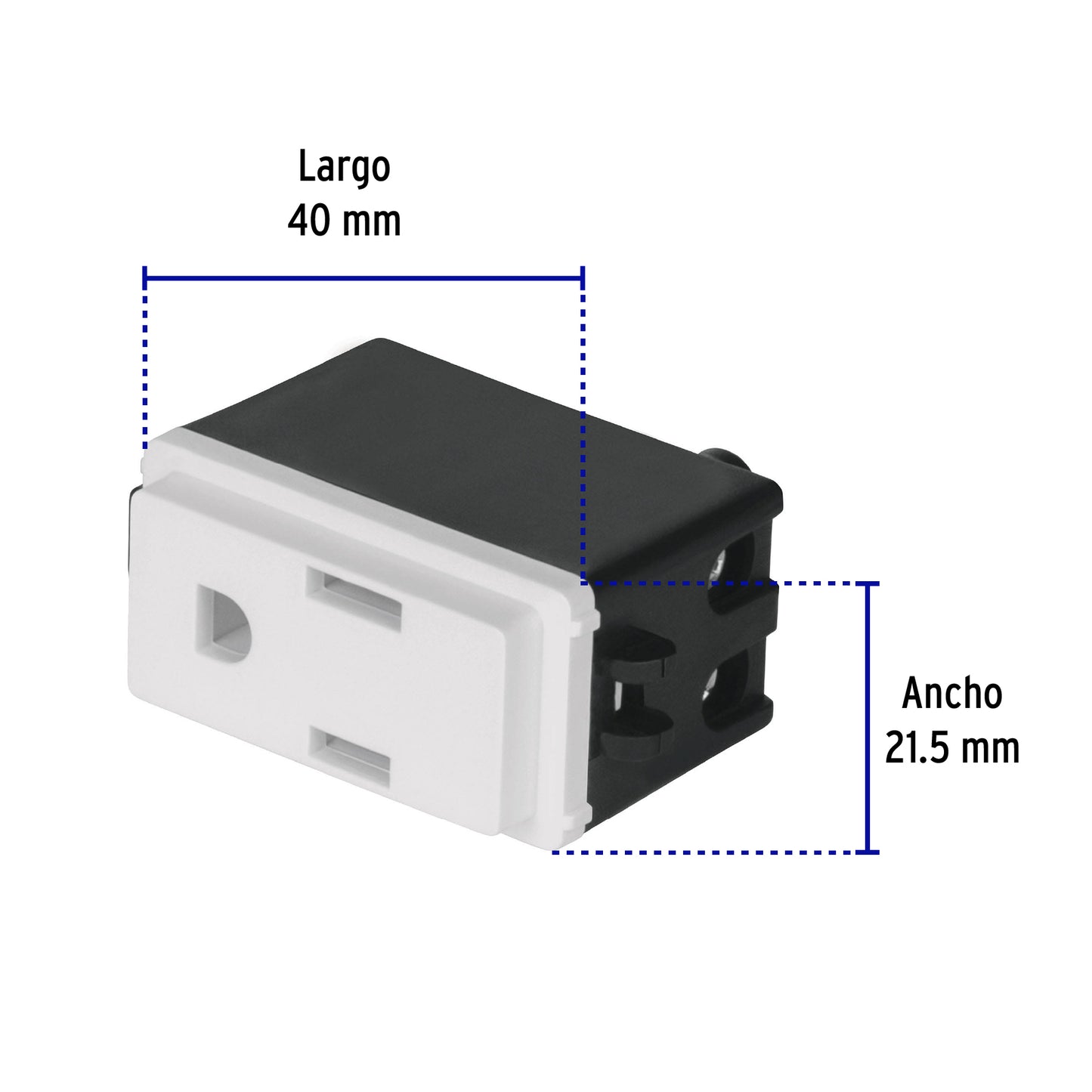 Contacto 2 polos + tierra, Volteck Basic | COA-B | 27107