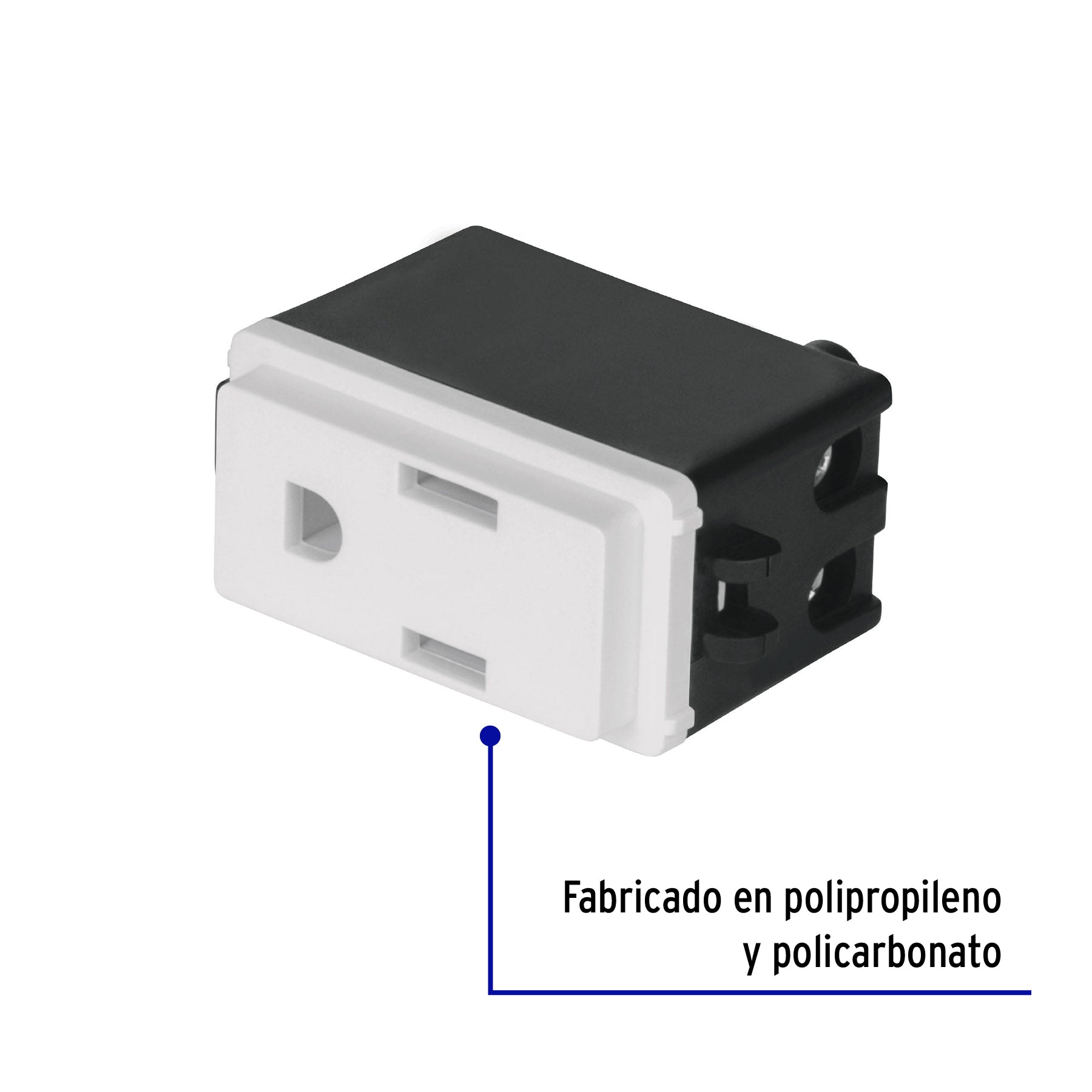 Contacto 2 polos + tierra, Volteck Basic | COA-B | 27107