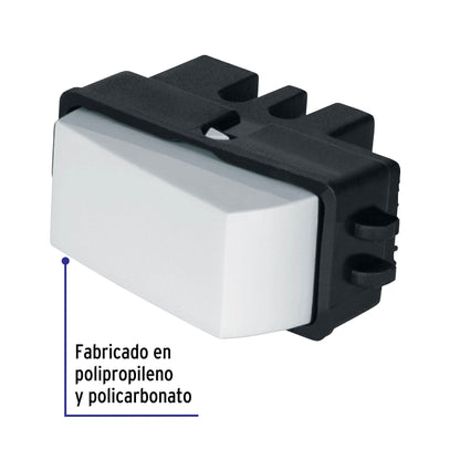 Interruptor sencillo, Volteck Basic | APSE-B | 27108