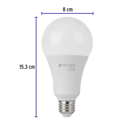 Lámpara LED A25 18 W (equiv. 125 W), luz de día, caja, Basic | LED-150FB | 27164