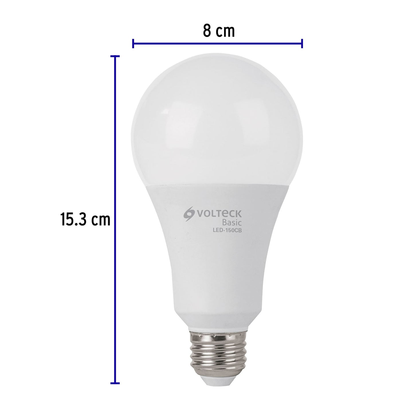 Lámpara LED A25 18 W (equiv. 125 W), luz cálida, caja, Basic | LED-150CB | 27165