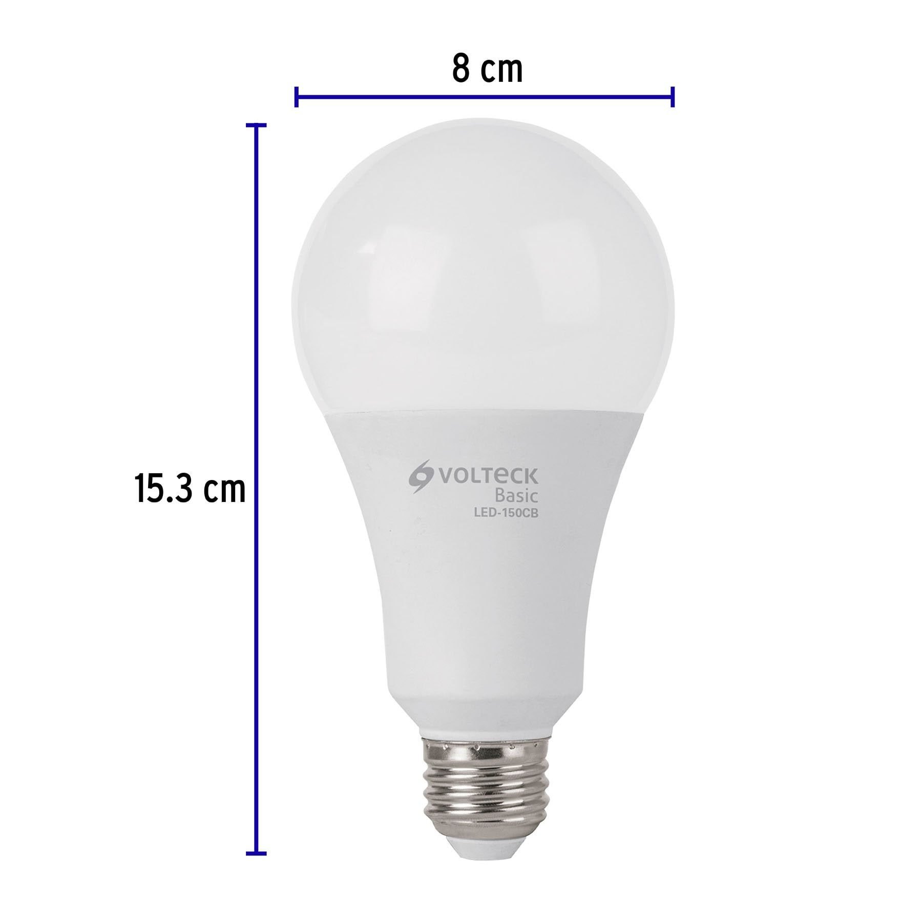 Lámpara LED A25 18 W (equiv. 125 W), luz cálida, caja, Basic | LED-150CB | 27165