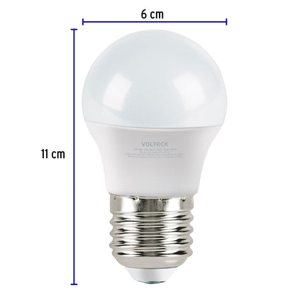 Pack de 4 lámparas LED A19 10 W (equiv. 75 W), luz cálida | LED-75CBX4 | 27211