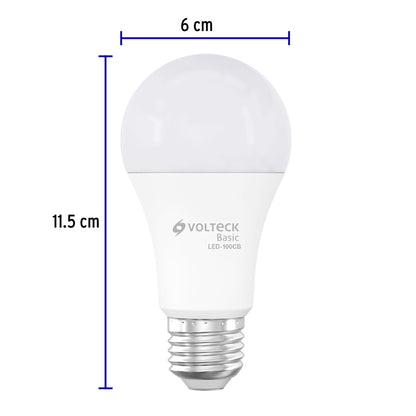 Lámpara LED A19 14 W (equiv. 75 W), luz cálida, caja, Basic | LED-100CB | 27214