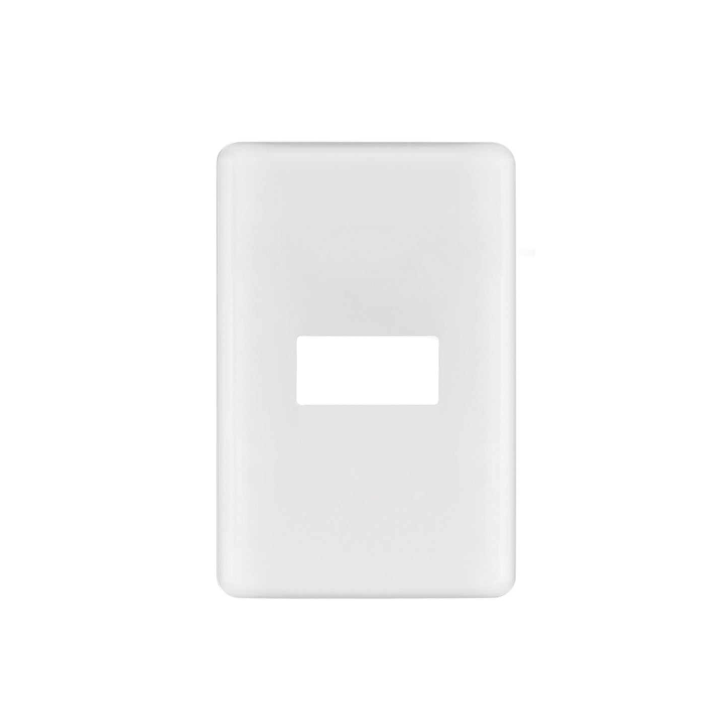 Placa 1 módulo de ABS, blanca, Volteck Basic | PPSE-B | 27222