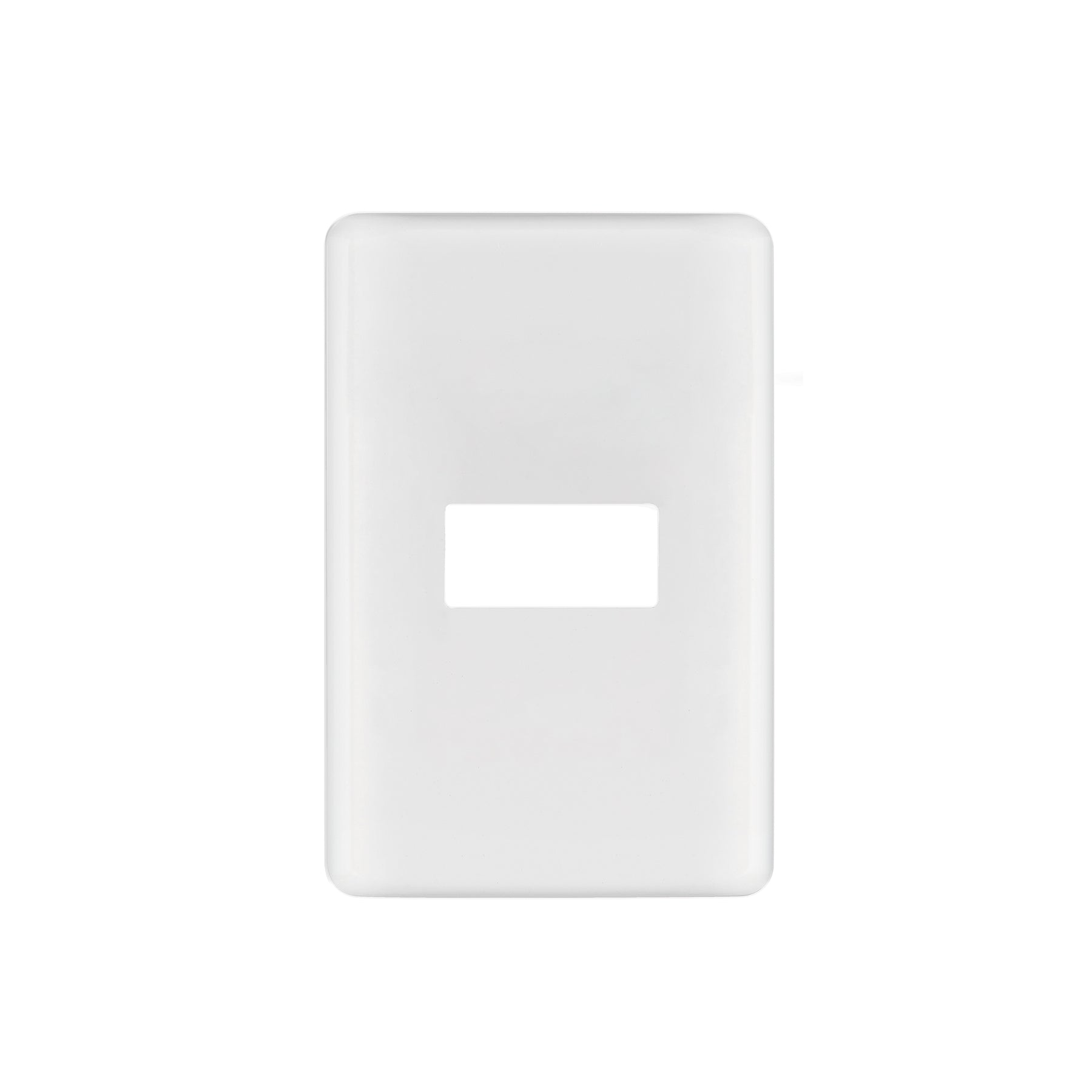 Placa 1 módulo de ABS, blanca, Volteck Basic | PPSE-B | 27222