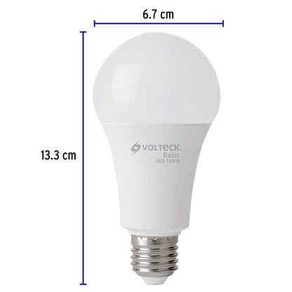Pack de 4 lámparas LED A19 16 W (equiv. 100 W), luz de día | LED-125FBX4 | 28008