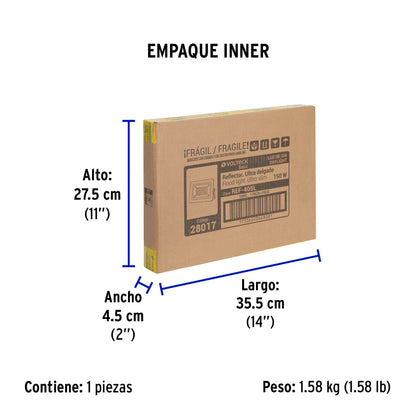 Reflector LED para exteriores 150W 6500K, VOLTECK BASIC | REF-405L | 28017