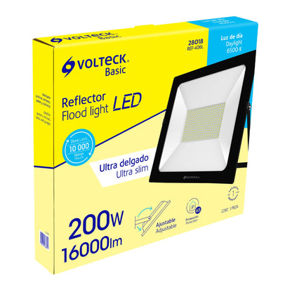 Reflector LED para exteriores 200W 6500K, VOLTECK BASIC | REF-406L | 28018