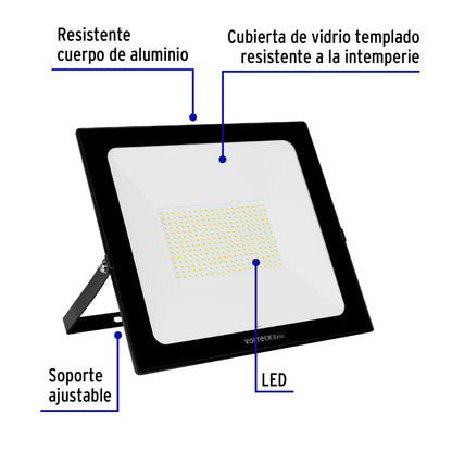 Reflector LED para exteriores 200W 3000K, VOLTECK BASIC | REF-406LC | 28095