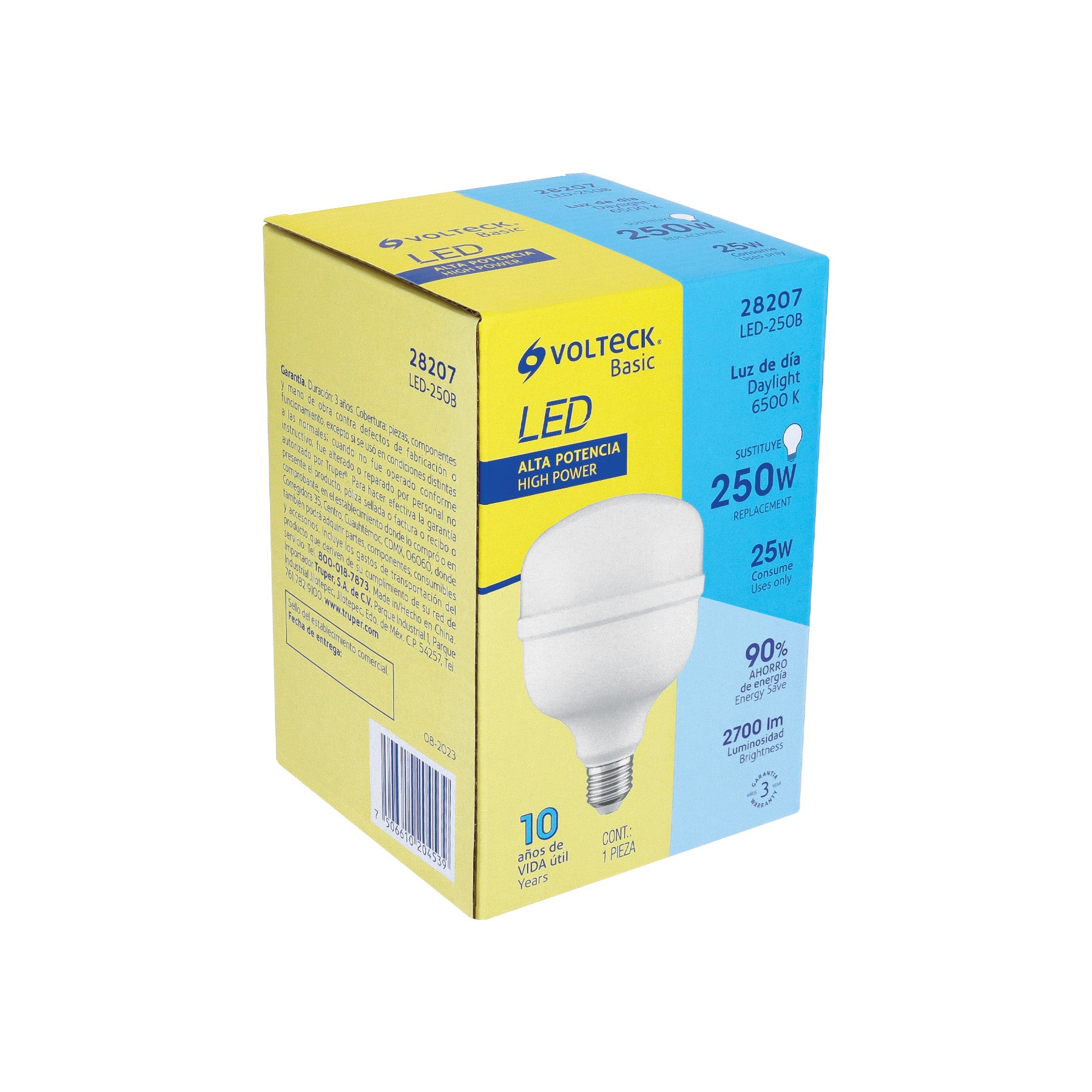 Lámpara LED alta potencia 25W (equiv. 250W) luz de día Basic | LED-250B | 28207