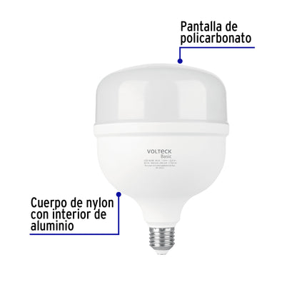 Lámpara LED alta potencia 40W (equiv. 400W) luz de día Basic | LED-450B | 28209