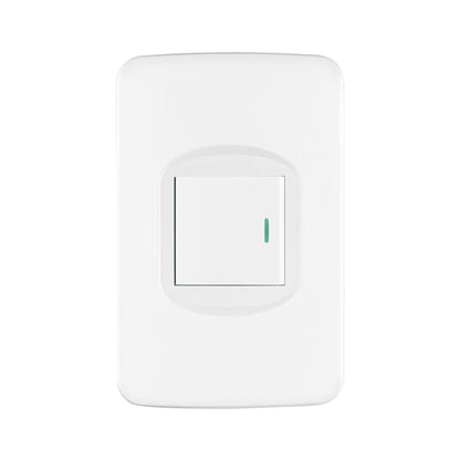 Placa armada 1 interruptor 1.5 módulos, Toledo, BASIC | PA-APSE15-TB | 29052