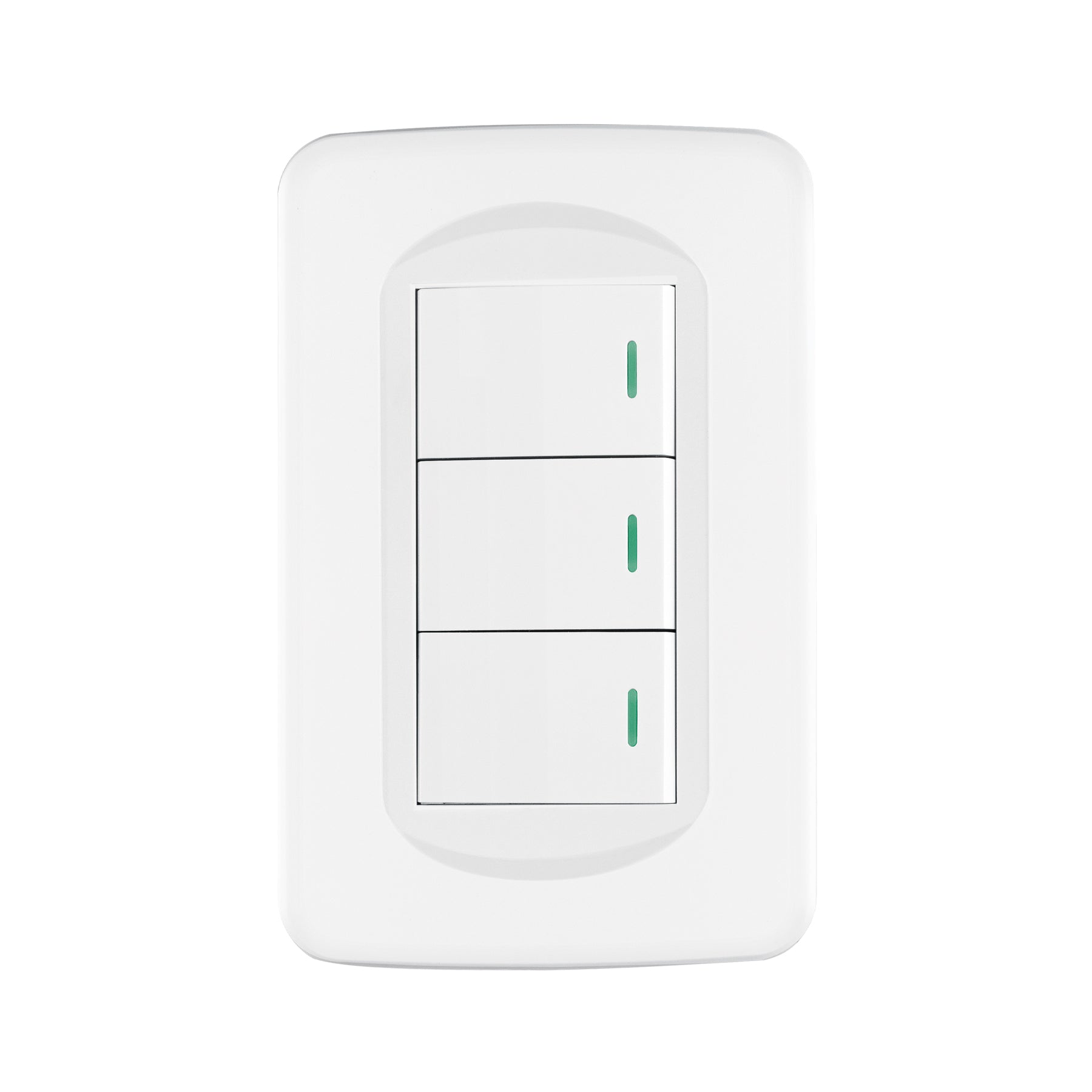 Placa armada 3 interruptores 1 módulo, Toledo, BASIC | PA-APTR-TB | 29054