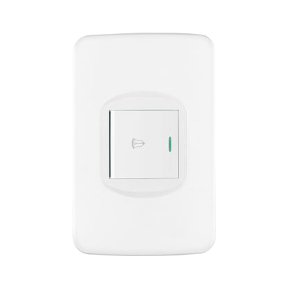 Placa armada 1 interruptor de timbre 1.5 módulos, Toledo | PA-TI-TB | 29055