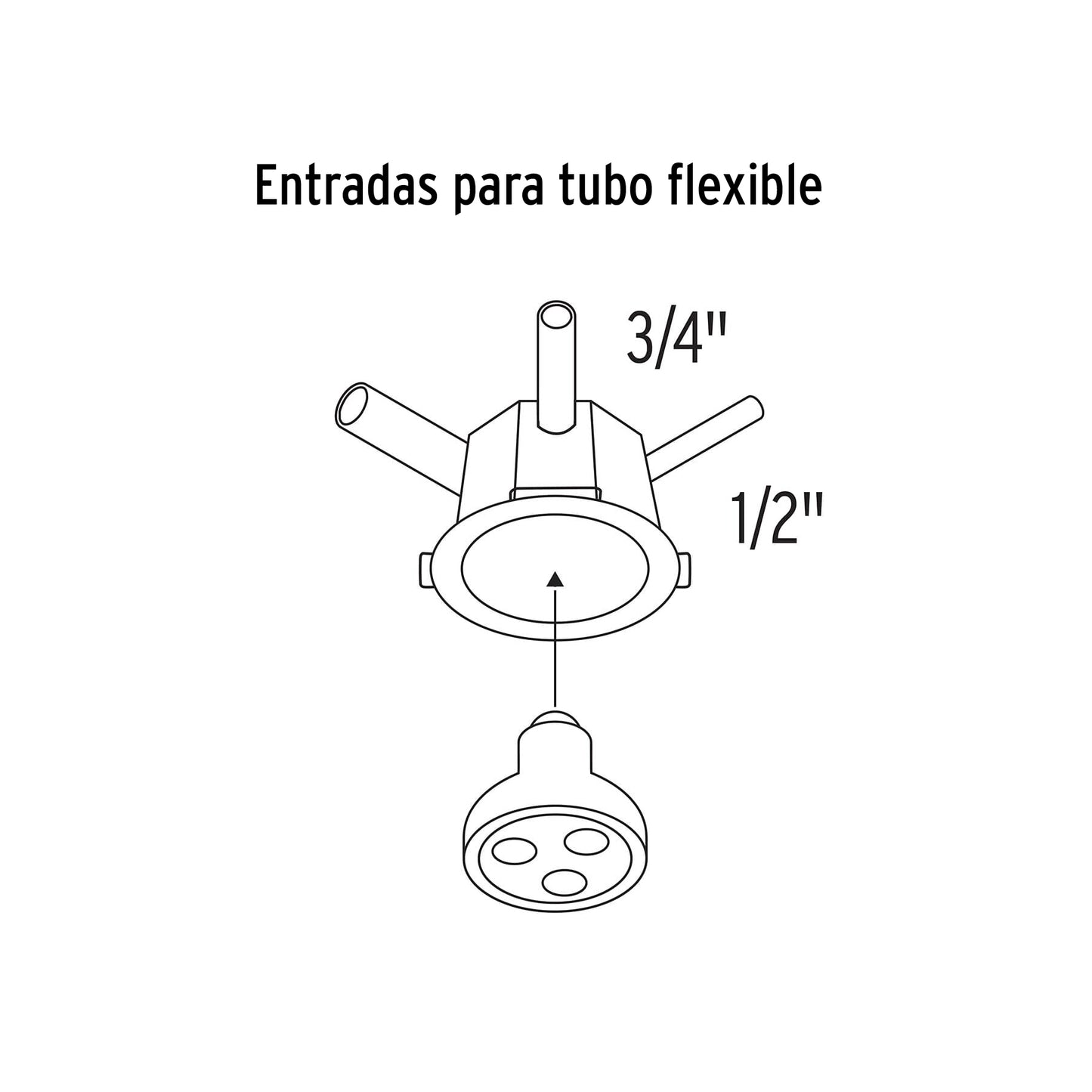 Mini bote integral 10 cm, aro interno de 8.5 cm, Volteck | BOINM-1085 | 40140
