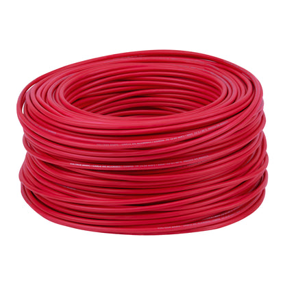 Rollo de 100 metros de cable THW CCA 10 AWG rojo, Basic | CCA-10R | 40210
