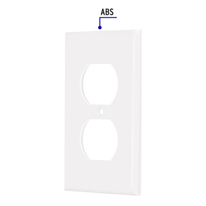 Placa de ABS dúplex, Standard, blanco Volteck | PPDO-SB | 40241
