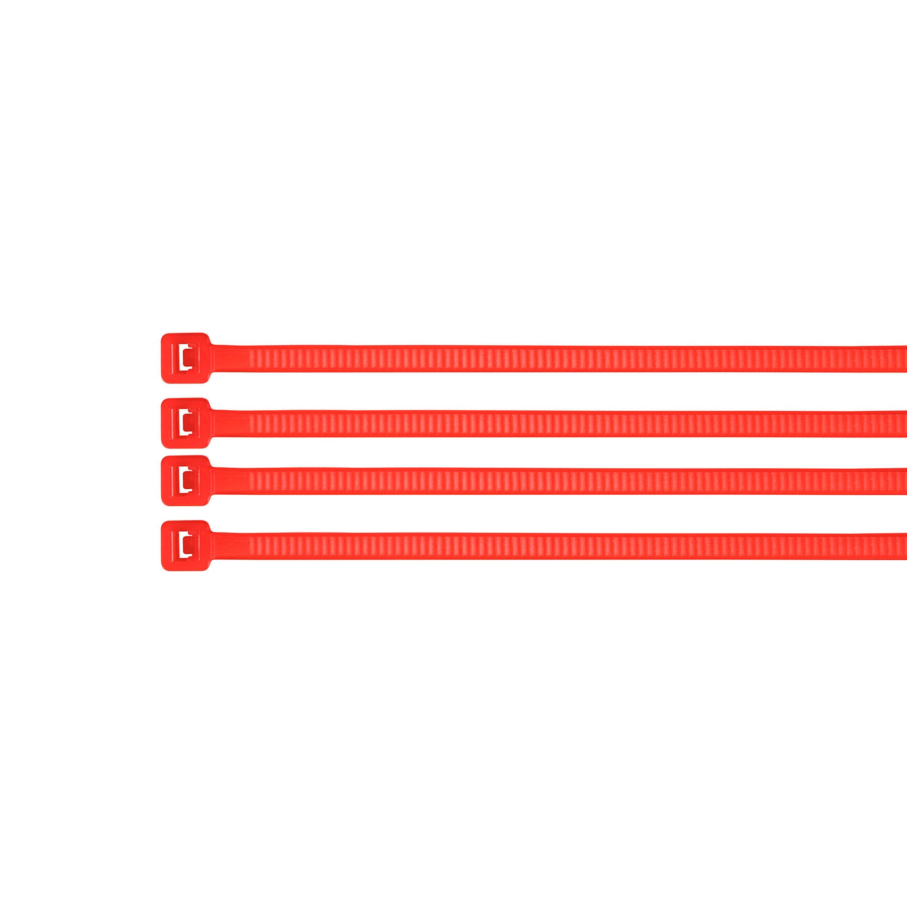 Bolsa con 50 cinchos plásticos 40 lb, 150 x 3.5 mm, rojos | CIN-4015R | 41017