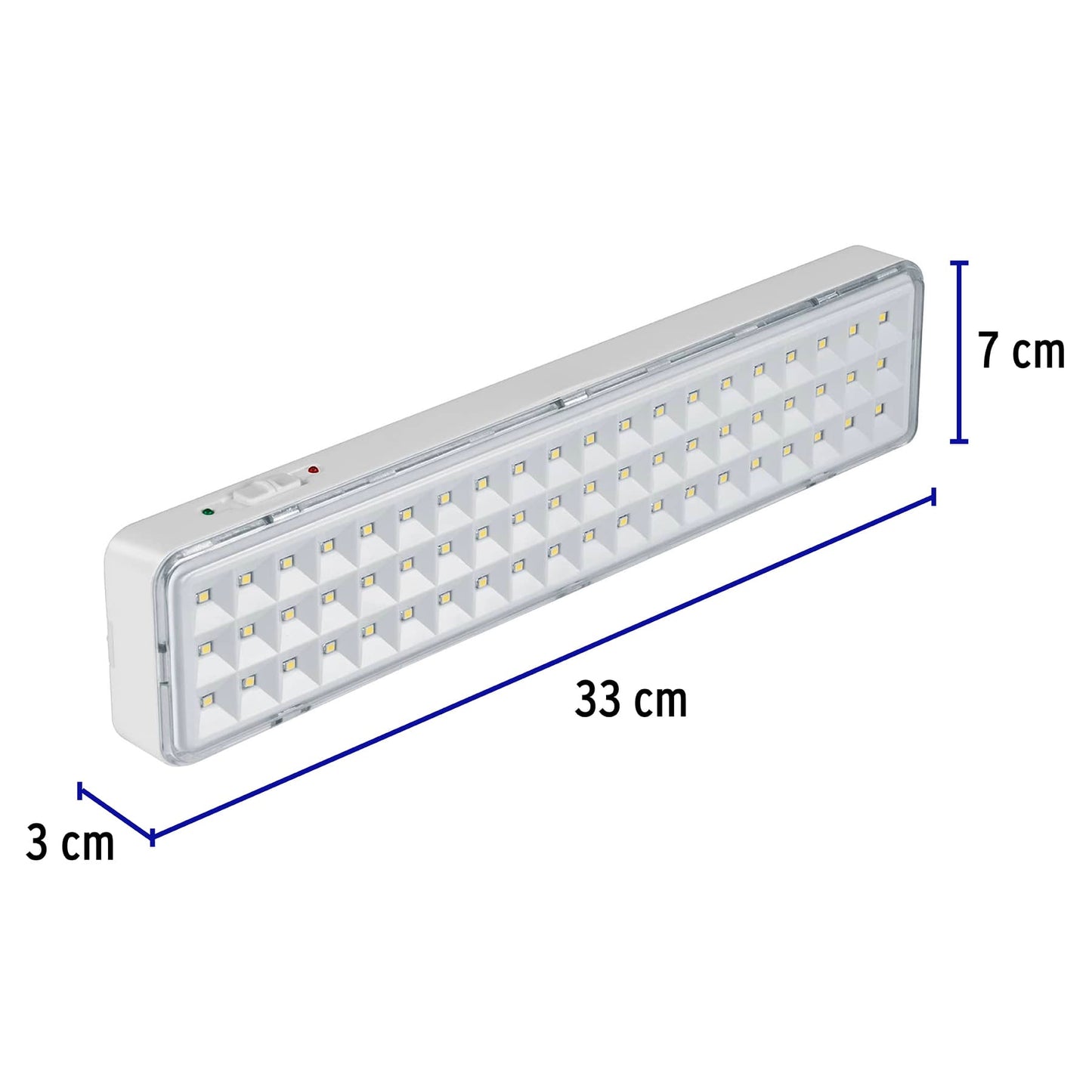 Lámpara de emergencia de 60 Leds 300 lm recargable, Volteck | LAE-60 | 43008