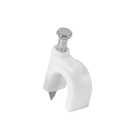 Bolsa con 500 grapas blancas de 10 mm para cable redondo | GCU-10BG | 43043