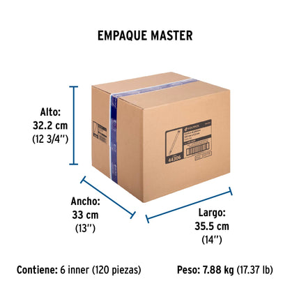 Bolsa con 50 cinchos plásticos 50 lb, 200x4.5 mm, naturales | CIN-5020 | 44306